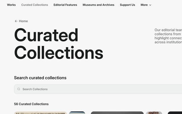 Curationist curated collections
